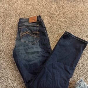 Wrangler Dark Blue Bootcut Jeans